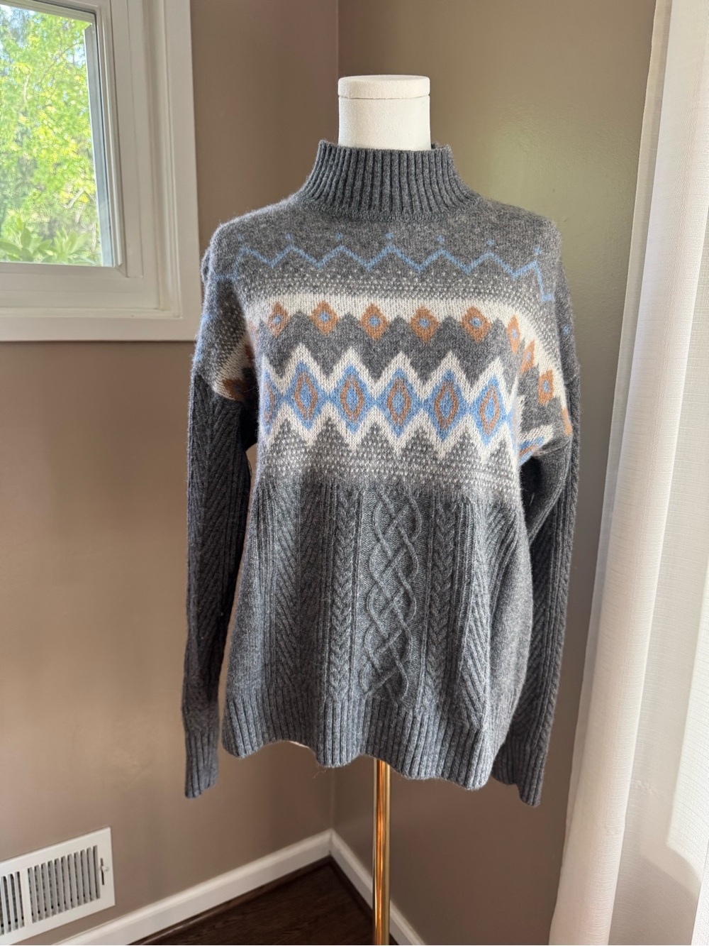 United By Blue Recycled Fairisle Sweater